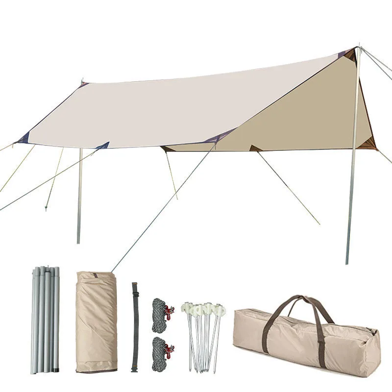 Shade canopy tent Outdoor thickened rainproof and sunscreen square canopy for leisure and entertainment portable canopy