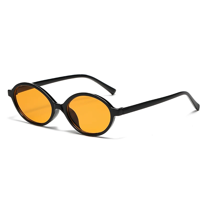 Vintage Oval Frame Sunglasses Fashion Retro Sun Glasses Brand Design UV400 Shades Eyewear Women Goggles Female