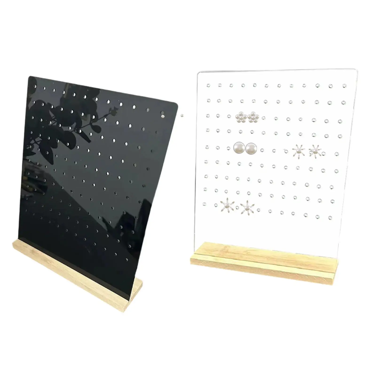 

Earring Storage Rack Jewelry Showcase Rack for Home Use Brooches Jewellery