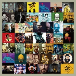 10/30/52pcs Breaking Bad TV Series Stickers Decal Kids Toy Skateboard Fridge Phone Suitcase Laptop Car Cool Waterproof Sticker