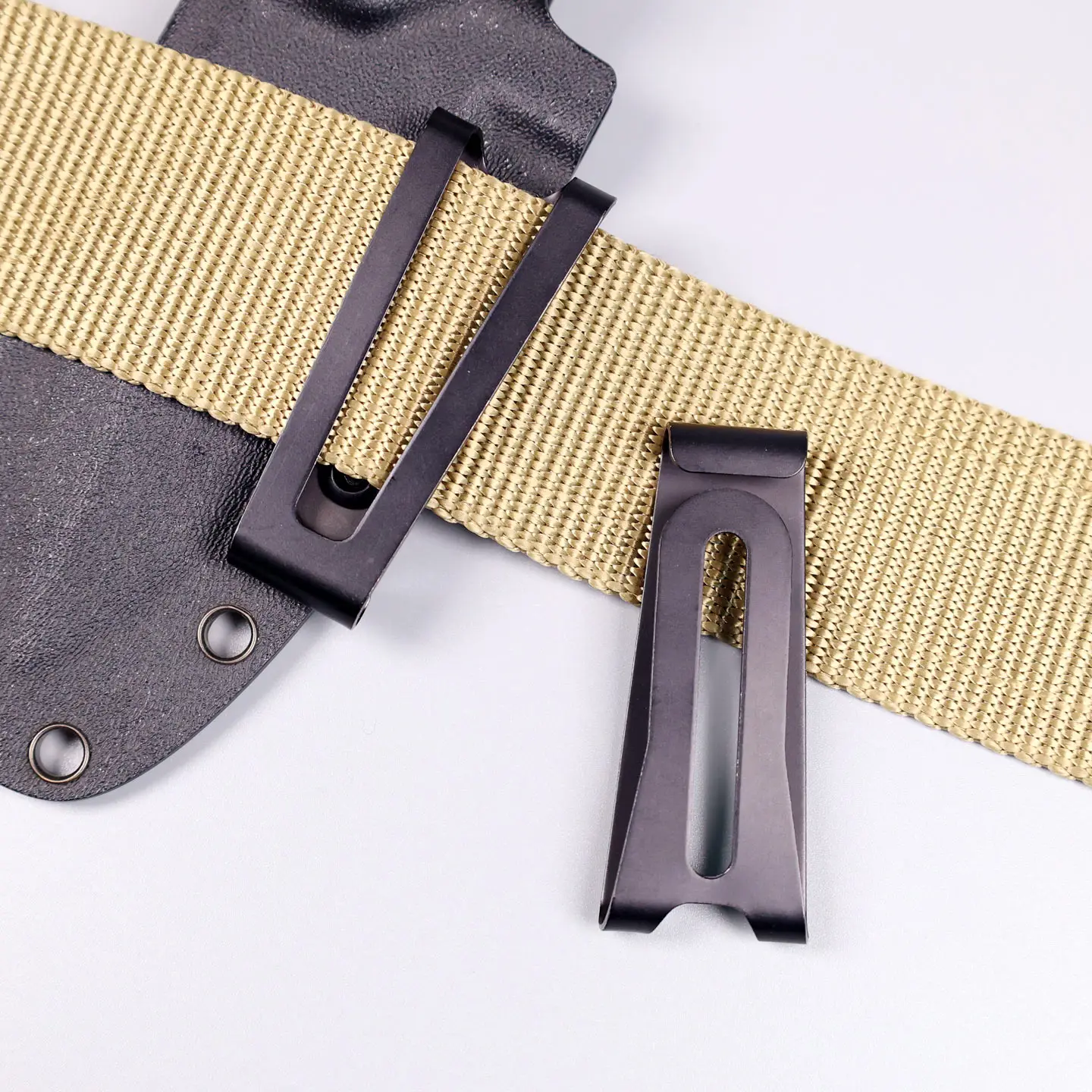 

6 шт., черный зажим для ремня K, металлические зажимы для кобуры, поясной зажим, чехол K-зажим, замена ремня с винтами, удобный доступ