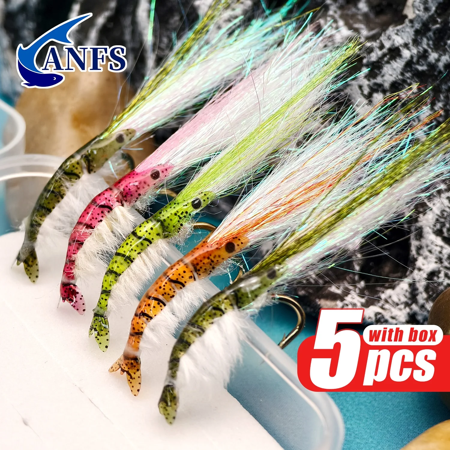 Anfs 5Pcs /Box Shri…