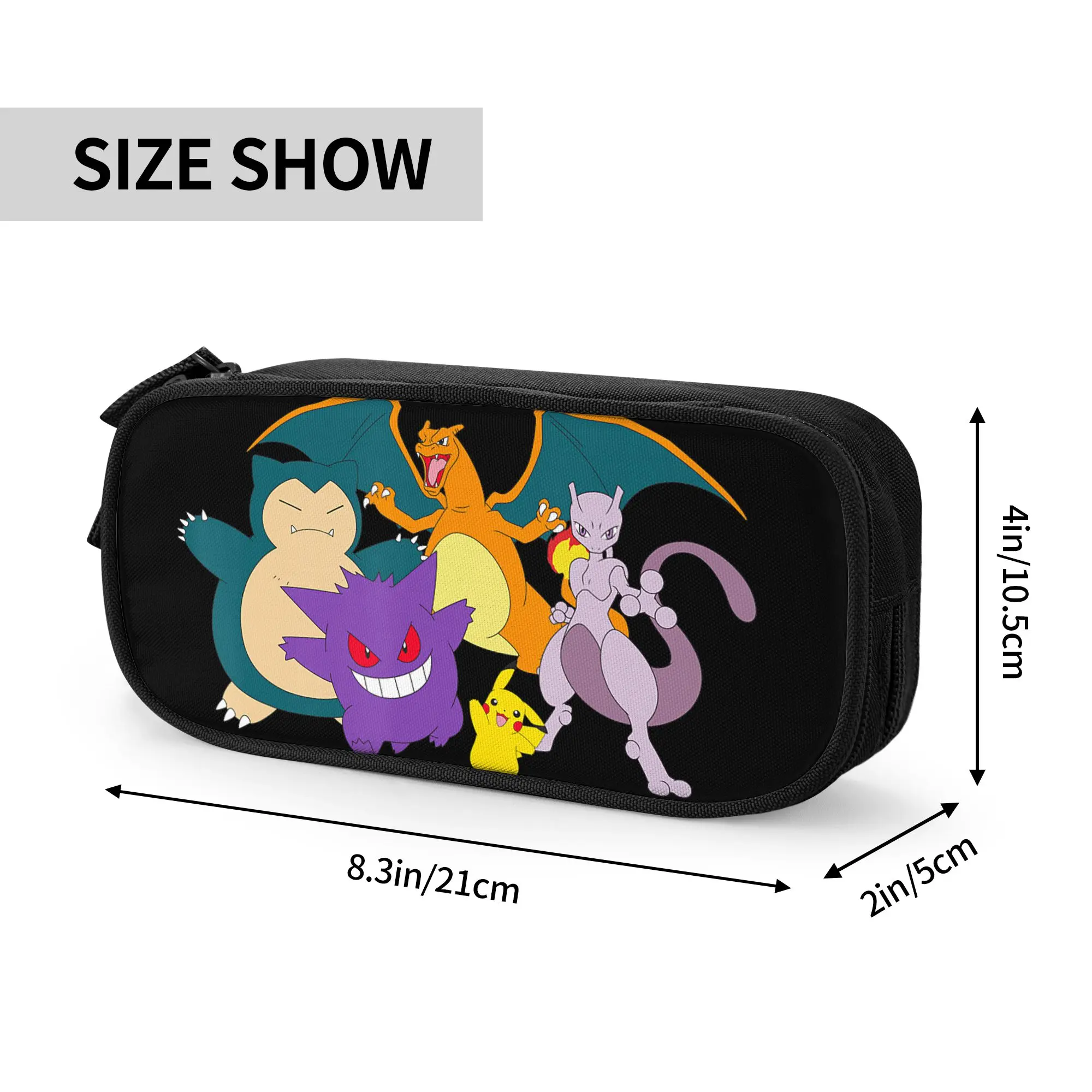 Large Capacity Bags for Child Cartoon Pokemon   Squad Gotta Catch m All!  School Pencil Bag for Boys Gilrs Kids