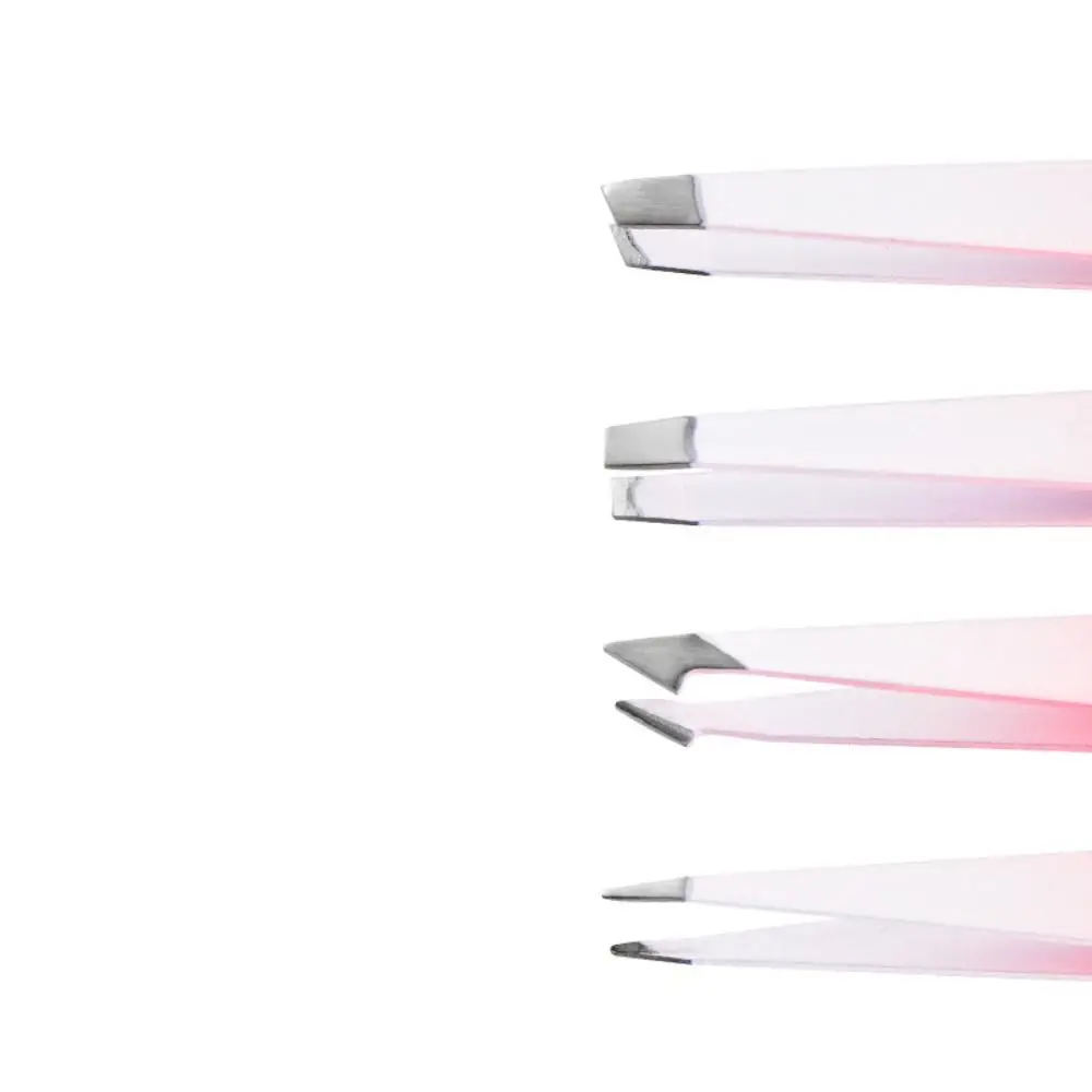 Colorful Eyebrow Pliers Hair Removal Multipurpose Eye Brow Tweezer Stainless Steel Face Hair Removal Oblique Mouth Tip Make Up