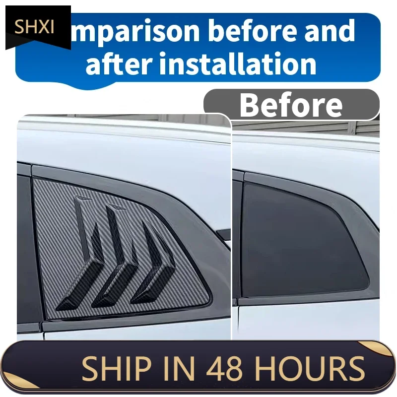 Good Quality New Car Rear Triangular Blinds Modified Window Air Outlet Body Exterior Interior Modified For BYD Seal U DM-i Song