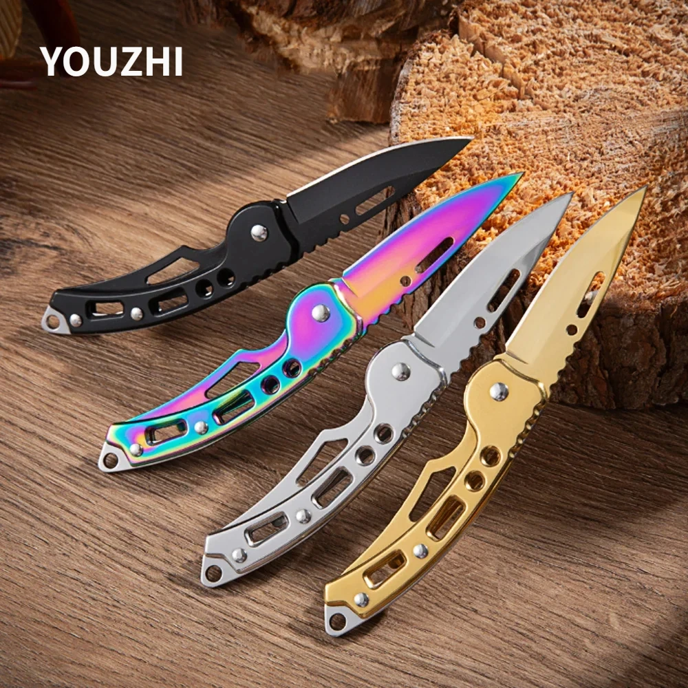 Stainless Steel Folding Blade Small Pocketknives Military Tactical Knives Multitool Hunting and Fishing Survival Hand Tools