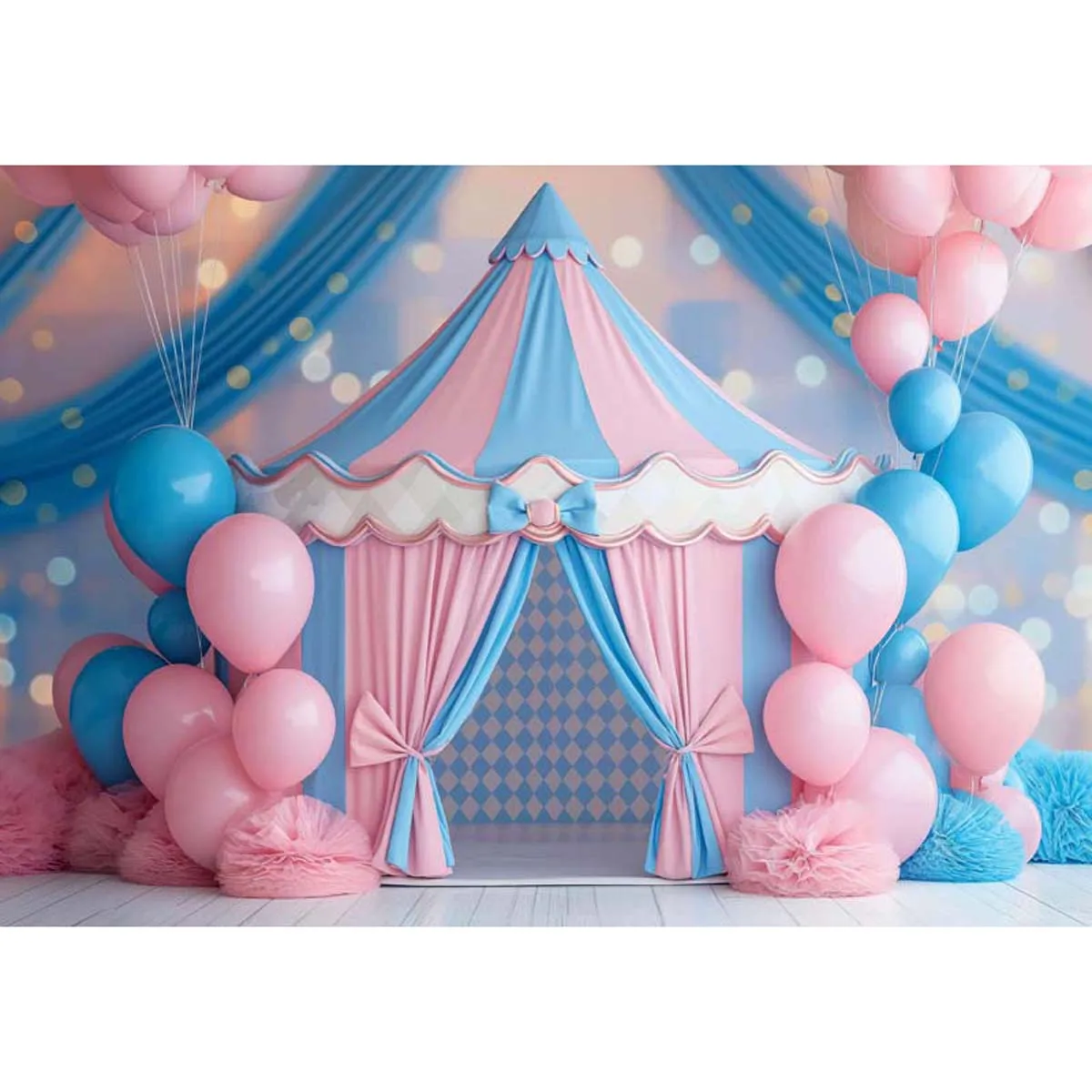 

Allenjoy Pastel Circus Backdrop