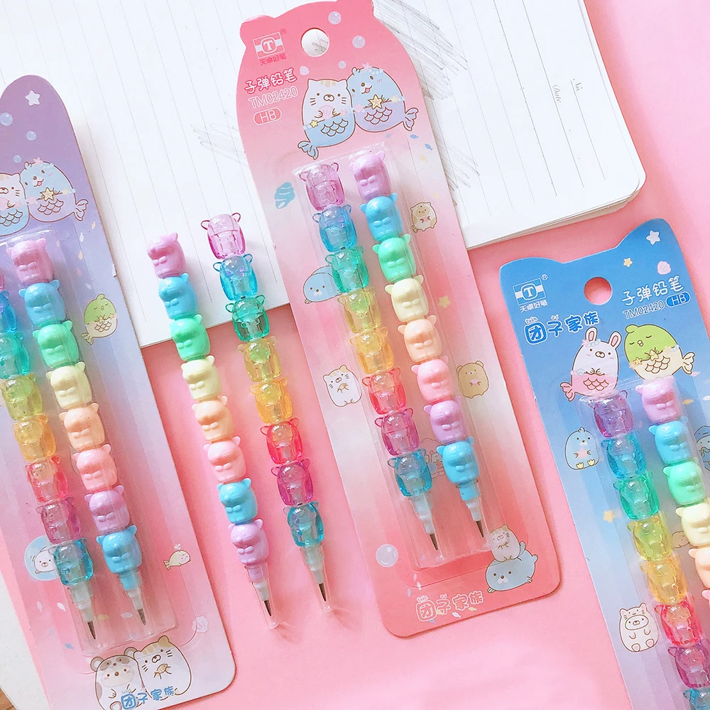 New Kawaii matite Non affilate penna Cap studenti scrittura penne scuola cancelleria matita per bambini regalo scuola forniture per ufficio