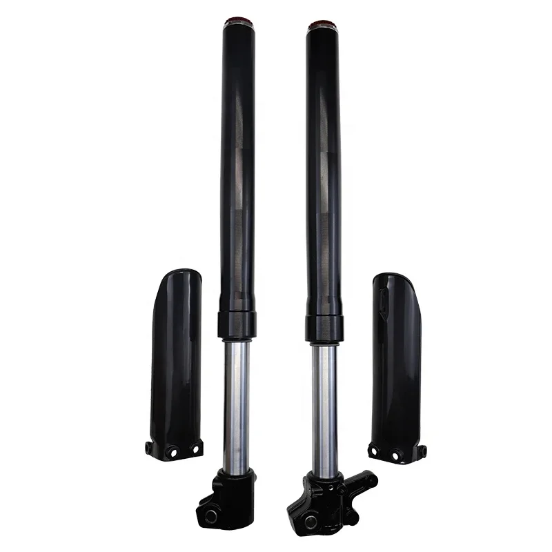 Custom 630mm 45/48mm Front Forks Suspension Shock Absorber Black 15mm Axle for Disc Brake Pit Dirt Bike Motorcycle 110cc 125cc