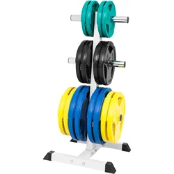 Storage Stand Holder Weight Plate Storage Rack Tree Stand Barbell Disc Vertical Gym Weight Plate Rack