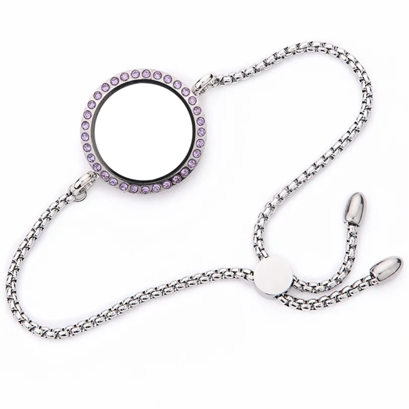 1 قطعة 30 مللي متر كريستال زجاج جرة الحرق المنجد قلادة سوار الذاكرة المستديرة الاعتماد صور Medaillon الرجال браЛЕТ مجوهرات #3