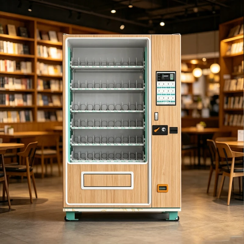 Commercial Snack and Drink Vending Machine Foodline 24/7 Unmanned Retail 6 Shelves Customizable for School Hospital Customized