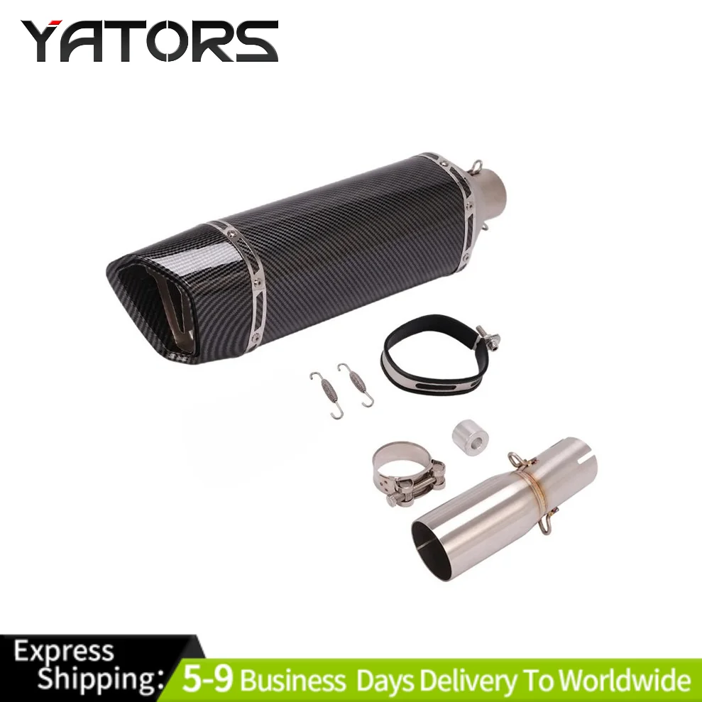 For KYMCO AK550 Motorcycle Exhaust System Muffler Escape Link Connection Pipe Exhausts Pipes