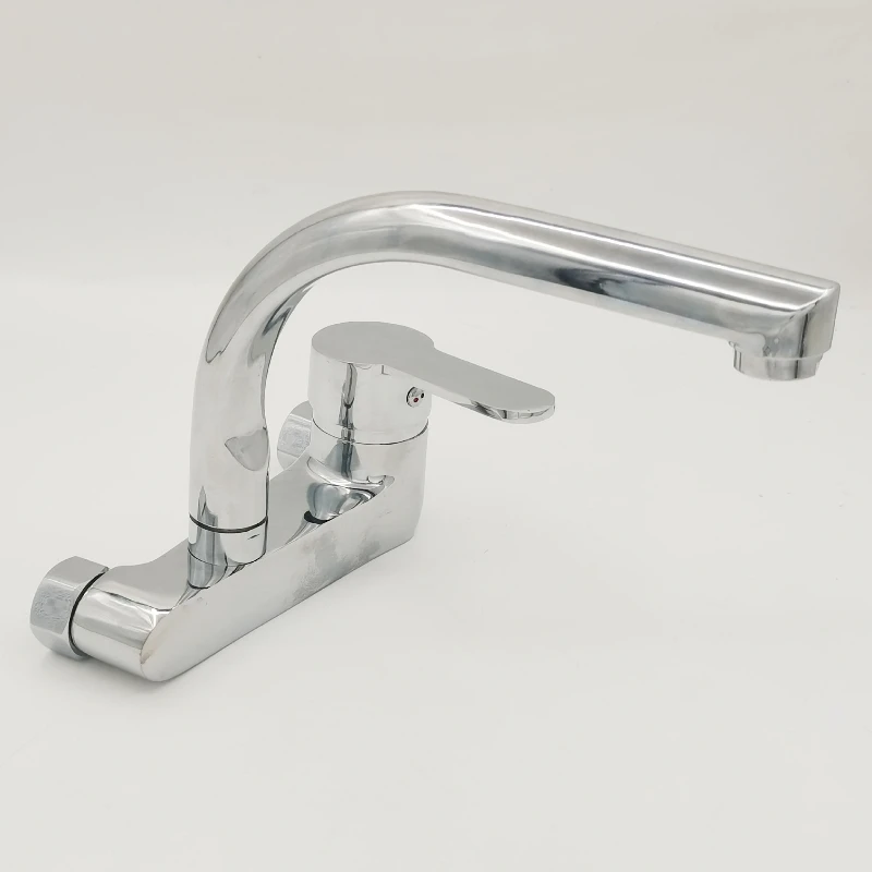A Zinc Alloy Concealed Mixed Water Kitchen Faucet Vegetable Basin Hot and Cold Faucet