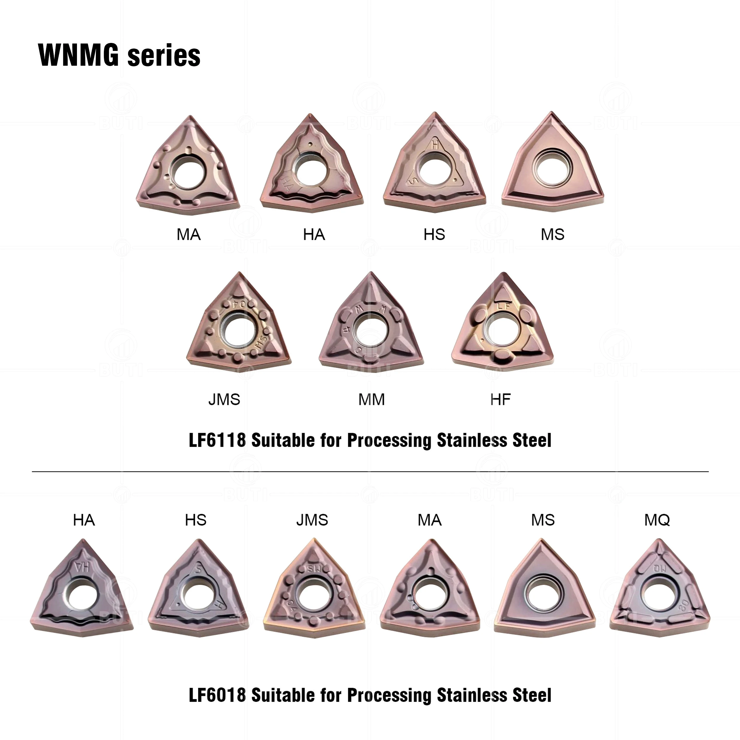 DESKAR 100% Original WNMG080404 WNMG080408 MA MS JMS MQ HS HA GS MM R-S L-S LF6018 LF6118Carbide Blade Lathe Cutter Cutting Tool