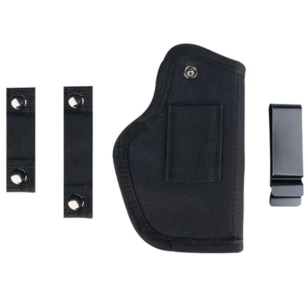 Rechts-Links-Waffenholster für Universal-Waffenmodelle, Jagd, taktische Pistolenholster, verstellbare Taille, Pistolentasche – Detail 10