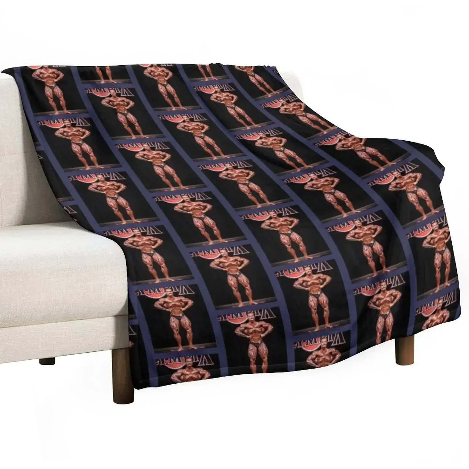

Chris Bumstead (4) Throw Blanket Soft Warm Blanket Gift for Grandparents