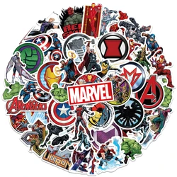 10/30/50PCS Disney Cartoon Anime Marvel The Avengers Stickers Decal Kid Toy Superhero Skateboard Phone Car Waterproof Sticker