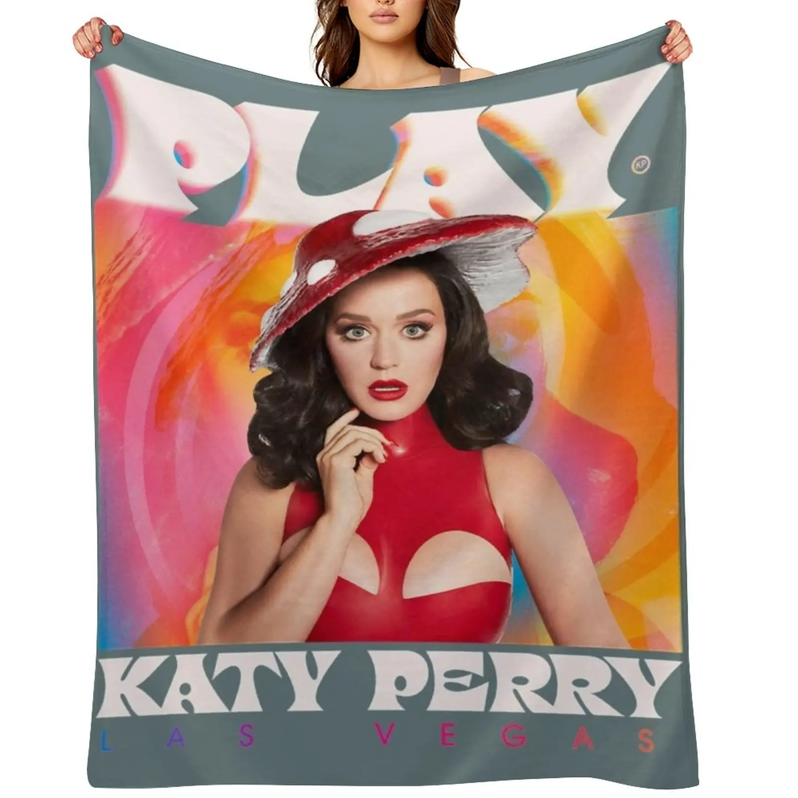 Katy Perry Play Admat Throw Blanket valentine gift ideas Luxury Thicken Summer For Sofa Thin cosplay anime Giant Sofa Blankets