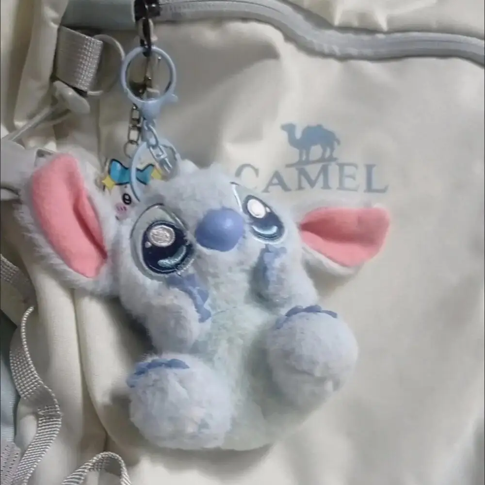 Disney Lilo & Stitch Angel Soft Plush Filling Doll Backpack In-Vehicle Hanging Ornament Keychain Decoration Couples Holiday Gift
