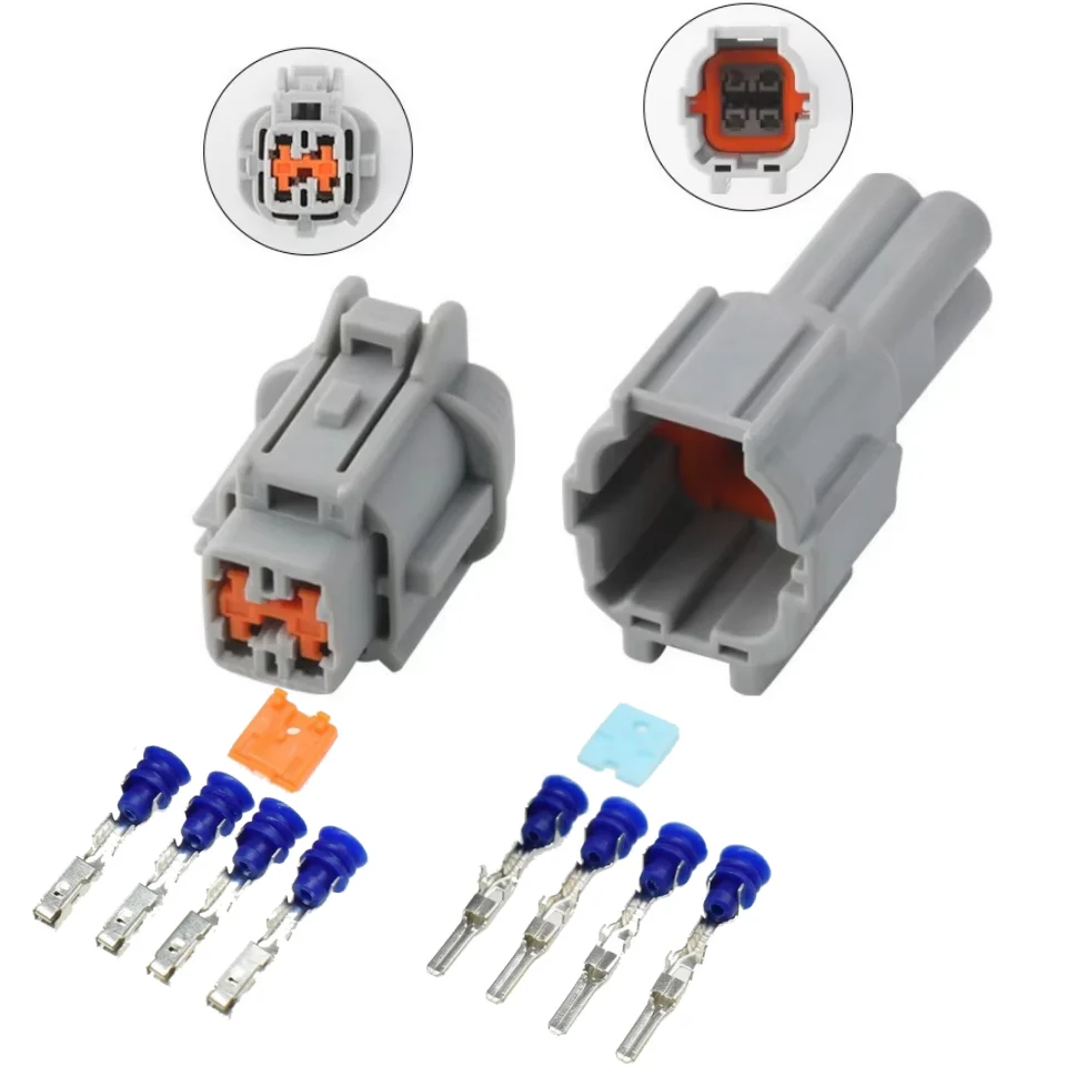 1 Set 4 Pin male or female Automotive Waterproof Connector 6185-1171 6188-0558 91 Versiegelt Series 090 Socket plug for Nissan