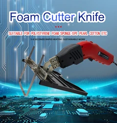 Hot Knife Cutter 250W 110V/230V Electric Foam Polystyrene Cutting Machine Portable Styrofoam Cutter DIY Foam Sculpture Tools