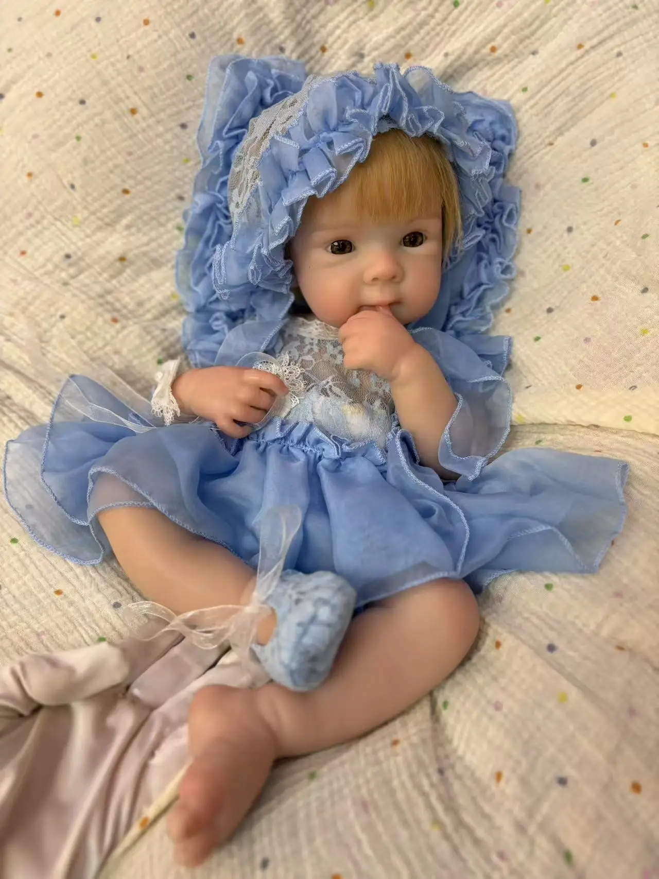 Muñeca Reborn Bettie Bebe De silicona De 18 pulgadas pintada a mano con pelo enraizado hecho a mano cuerpo De tamaño real Boneca Corpo De silicona