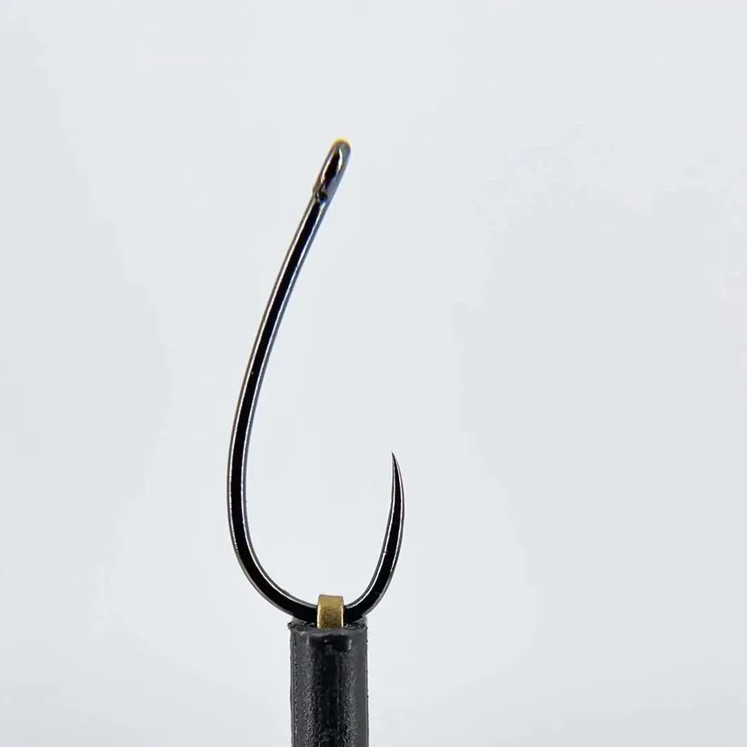 100 Ganci Per Mosca (1# A 6/0) – Acciaio Alto Carbonio, Gambo Lungo, Streamer, Eco-Friendly