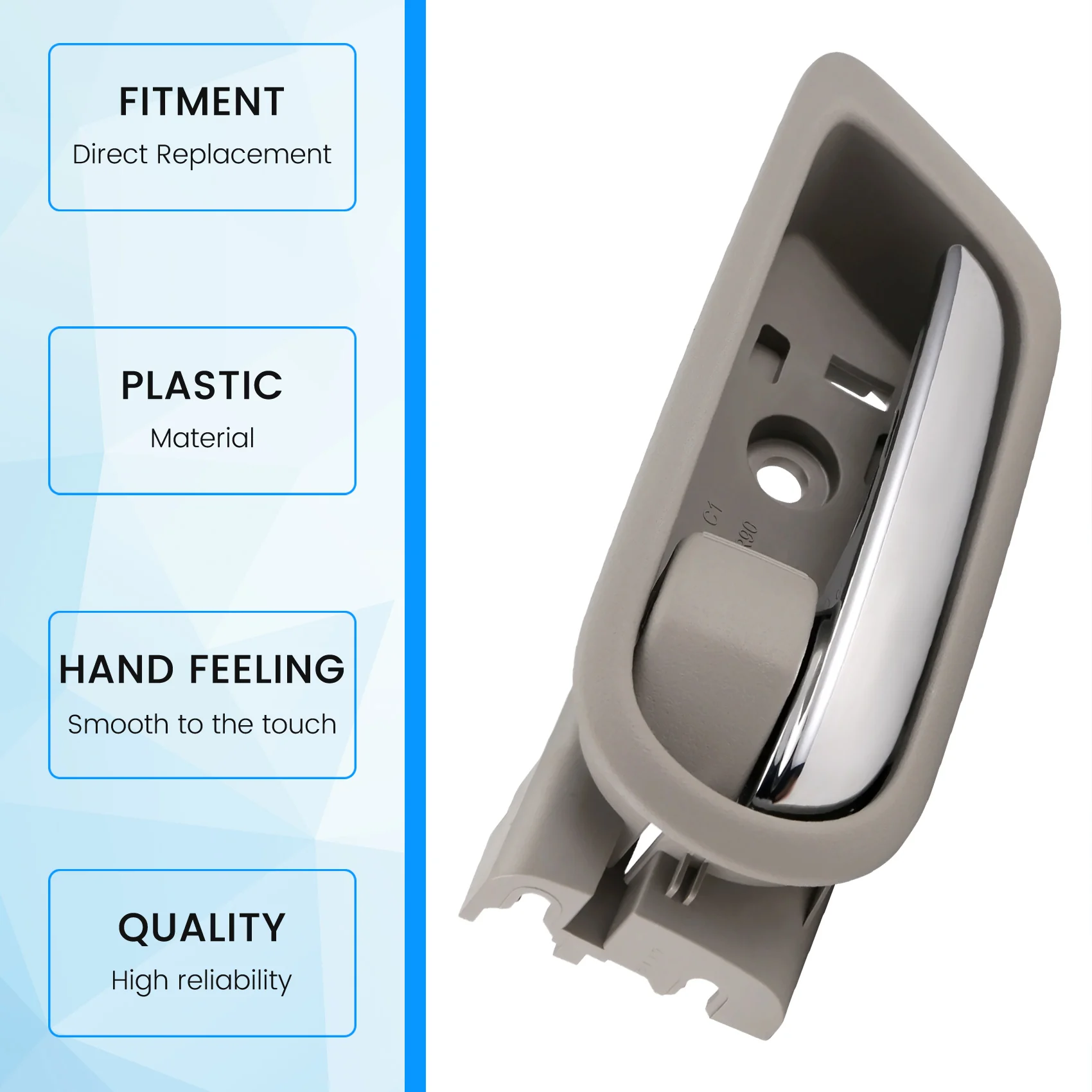 

A58X-левая ручка передней двери, накладка на хронометр GS1D-59-330D GS1D58330C для Mazda 6 2007-2012, внутренняя ручка GS1D-59-330-74 с левым рулем