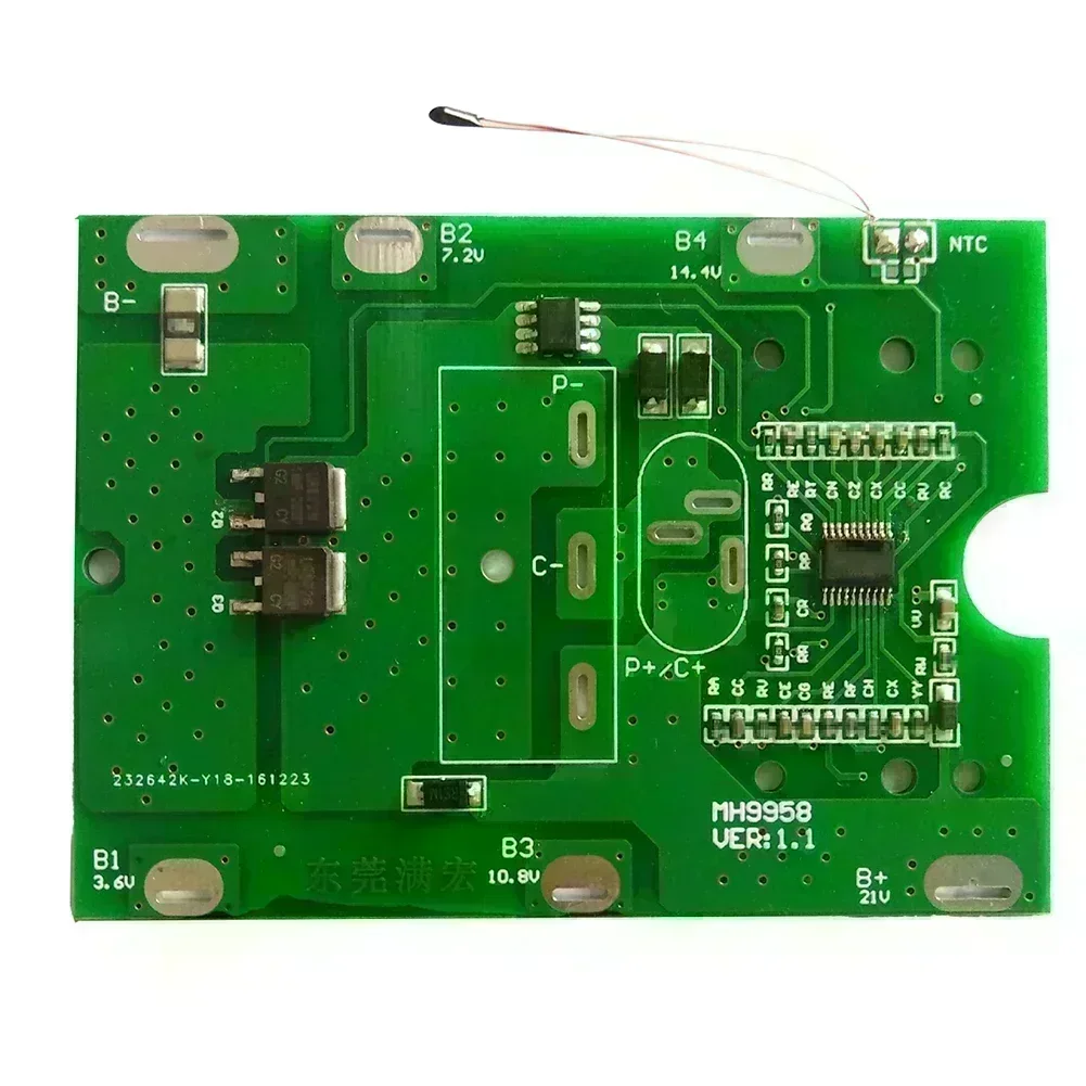 BMS 5S 20A 18V 21V Li-ion Battery Power Charge Board Temperature Protection Overcharge Protection Over Discharge Protection