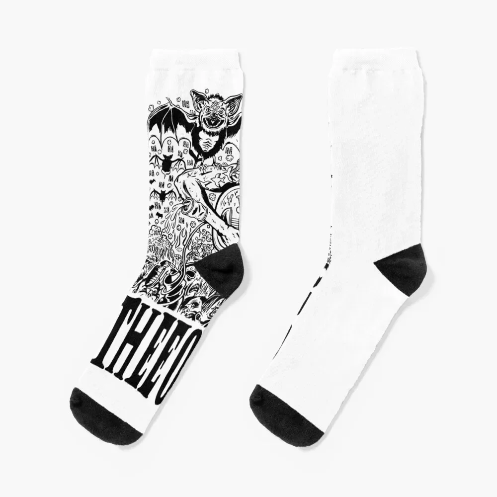 Limited Edition Retro Thee Oh Sees More Awesome Socks christmas stocking Rugby cartoon anime Mens Socks Women's