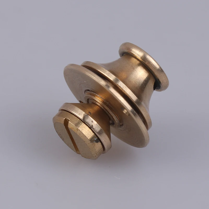 1PC Brass Mortise Clip Buckles Lock Purse Hardware Durable Hardware For Craft Handbag Closure Tuck Lock For Leather Bag