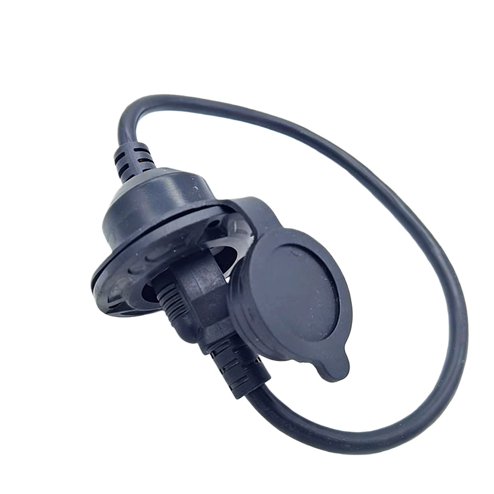

RV Power Socket 15A-125V Inlet Flush Mount With 3 Screws 5-IN-1 Adapter 1-15P Compatible 5-15P Compatible Adapter