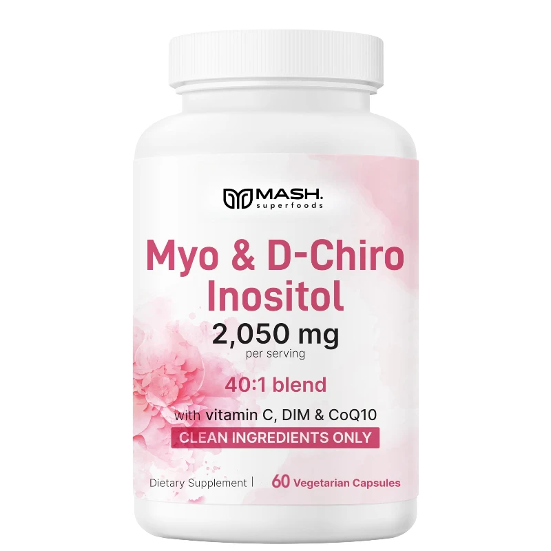 

Myo-Inositol и D-Chiro Инозитол для баланса гормонов для женщин | Поддержка здоровья яичников и менструального цикла | Идеальное соотношение 40:1