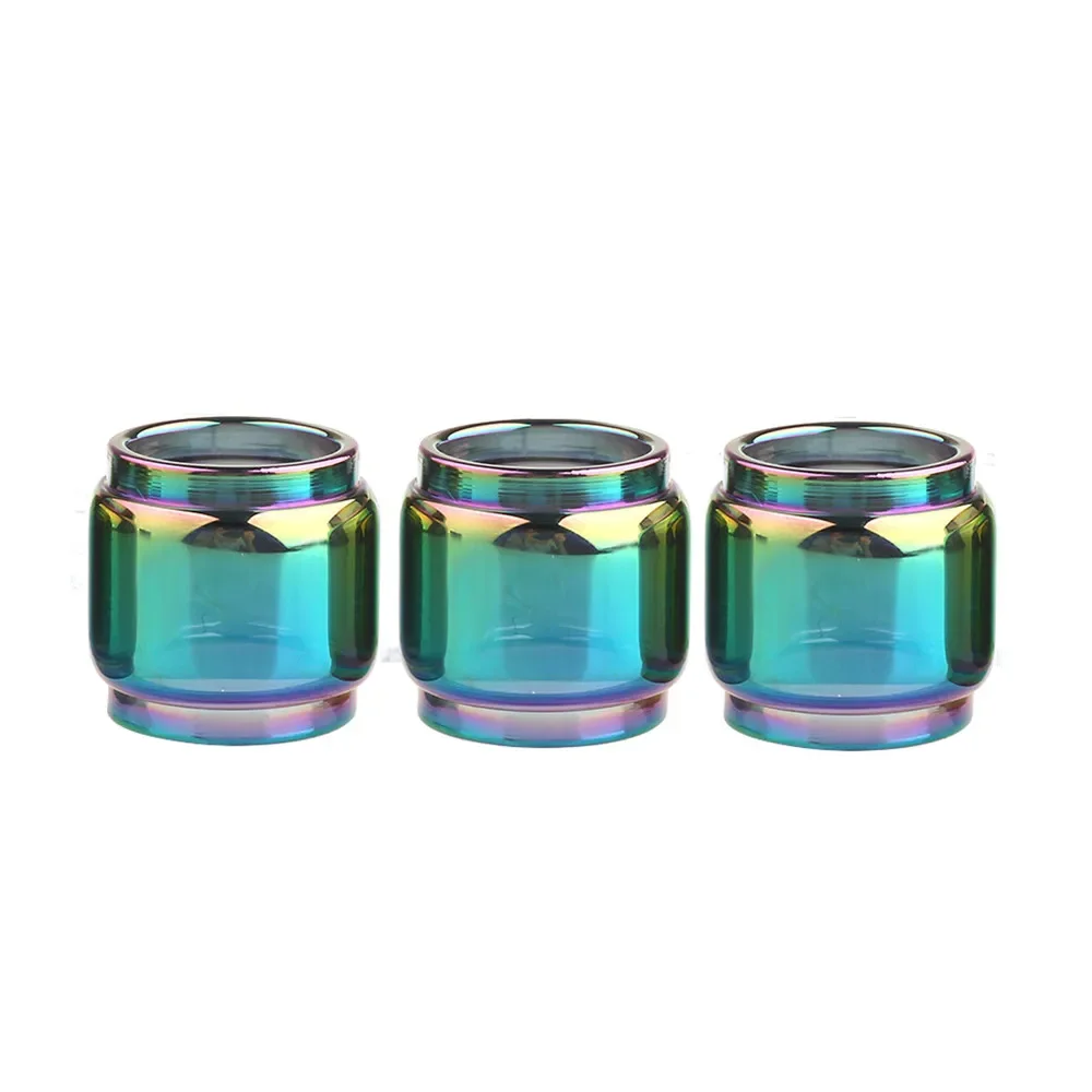 FATUBE 10 vasos de tubo de vidrio con burbujas de arcoíris para SKY SOLO 3,5 ML / SKY SOLO PLUS 8ML