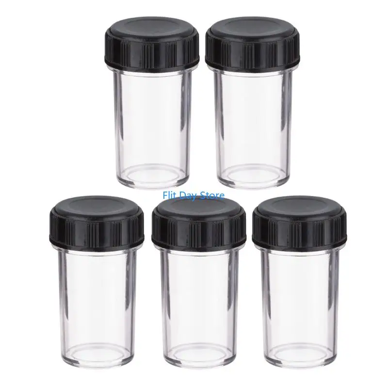 F92C 1/3/5pcs Protective Case Plastic Container Microscope Objective Lens Box