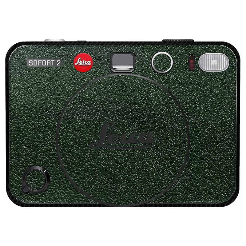 ملصقات جسم الكاميرا غطاء حماية لف غشاء مضاد للخدش كاميرا الجسم فيلم تغليف الجلد لـ Leica Sofort2 Sofort 2