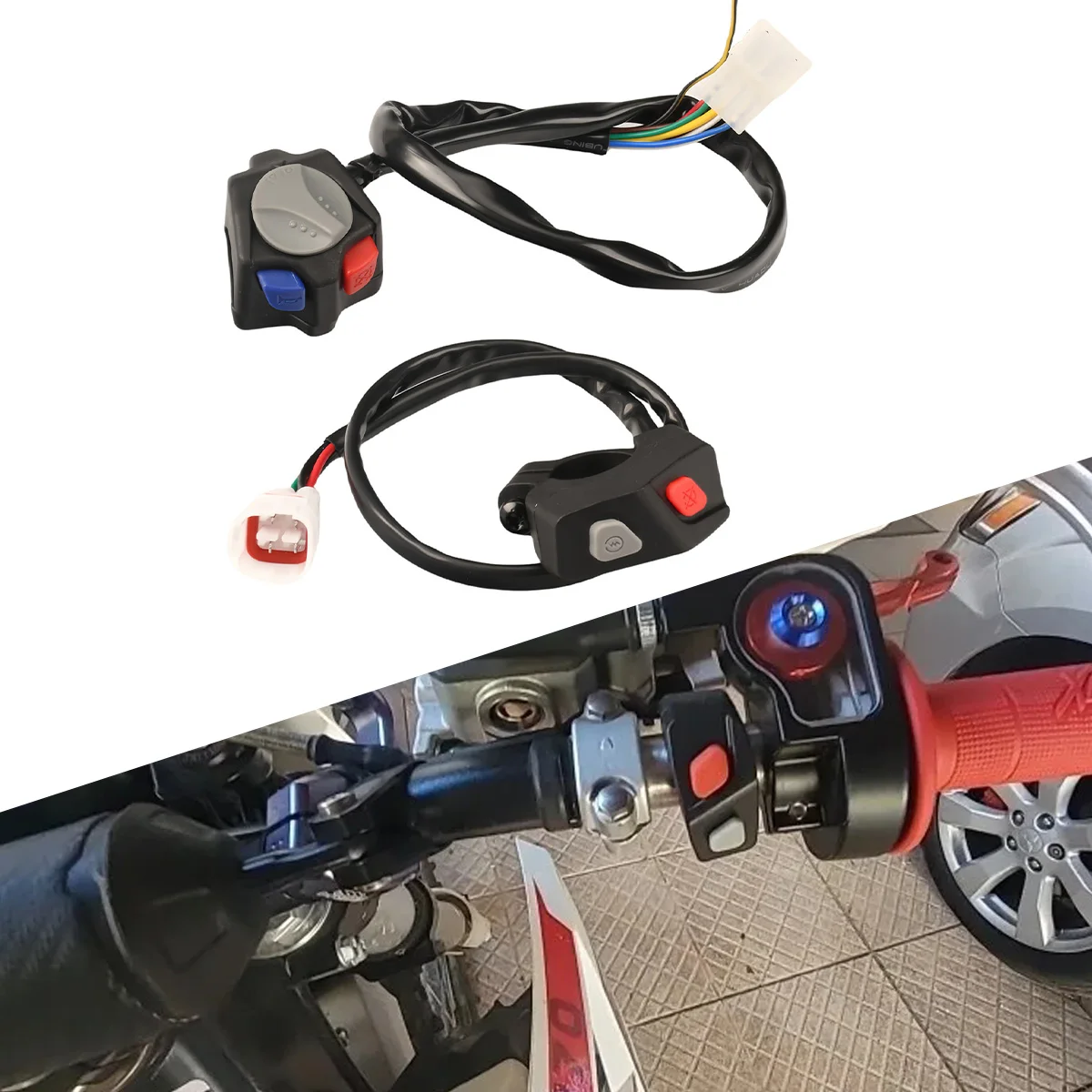 Motorcycle Headlight Horn Kill Switch For KTM EXC XCW EXCF TPI 125 150 200 250 350 450 500 525 530 For Husqvarna TE FE TX FX