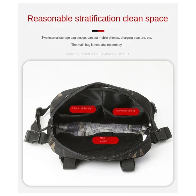 

A99I-Fishing Chest Bag Men's Training Bag Mountaineering Camping Backpack Outdoor Travel Vest Backpack