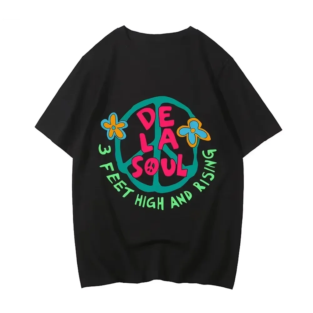 

De La Soul Fashion Anime T-shirt Printed Graphic Tshirt Harajuku O-neck women Cute Cartoon Clothes Oversized Casual Loose Tops