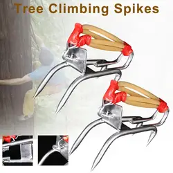 Tree Climbing Tool carbon steel Climbing Tree Shoes Pole Climbing Spikes For Hunting Observation Picking Fruit Climbing Tool