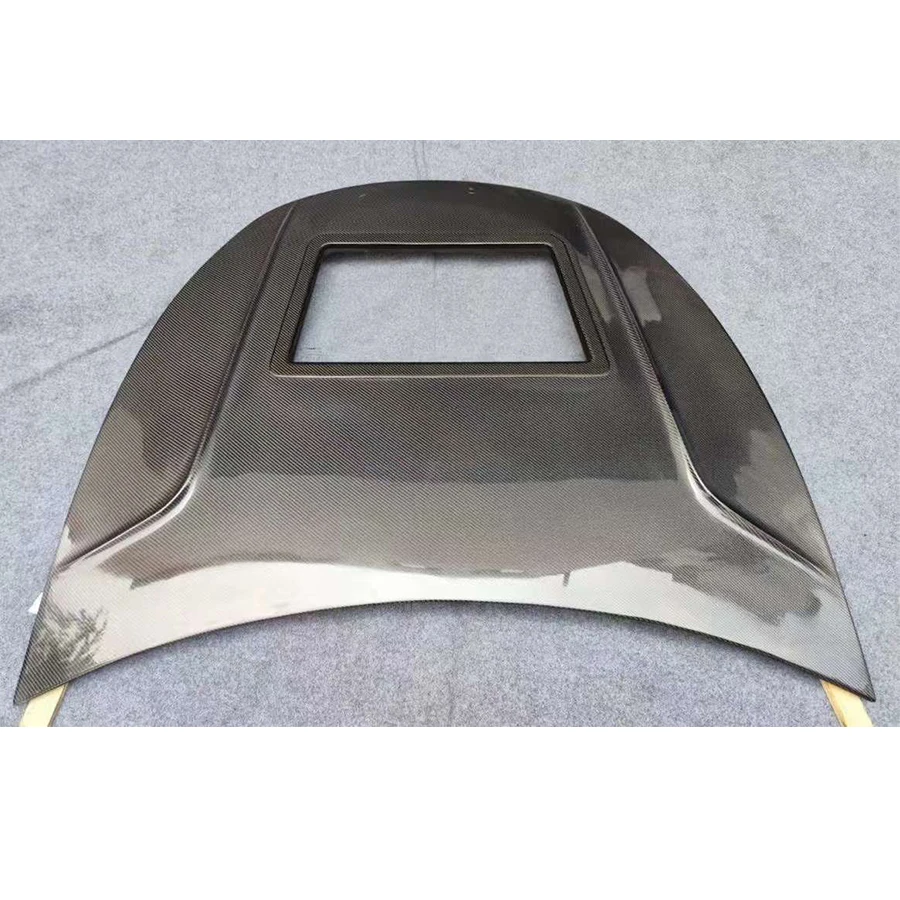 For Tesla  Model Y Carbon Fiber Hood Forged carbon Engine Cover Hood Car Headliner Hood Cover Upgrade body kit