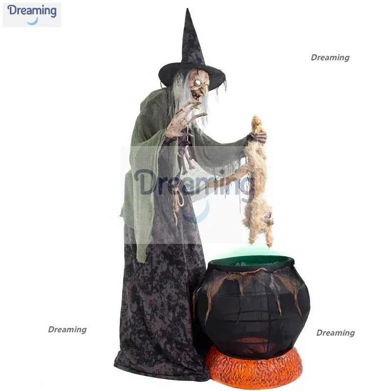 

Хэллоуин электрическая индукционная ведьма повар киска электрический бар дом с привидениями секретная комната ролевая игра настольная игра макет реквизит