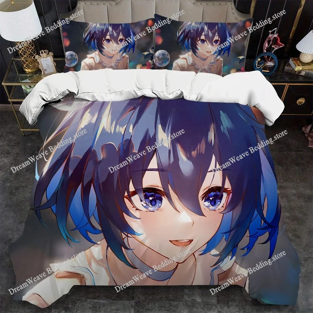 

Seele Vollerei Duvet Cover Set Home Style Bedding Soft Laundry Cotton Bed Student Dormitory Gift