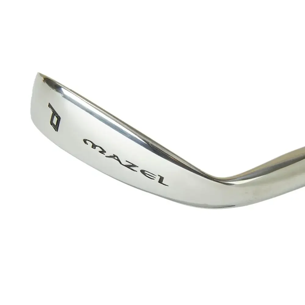 مجموعة كاملة من نوادي الجولف ذات اليد اليمنى من MAZEL للرجال 4-SW (9 قطع)، مجموعة حديد جولف مرنة عادية بطول واحد