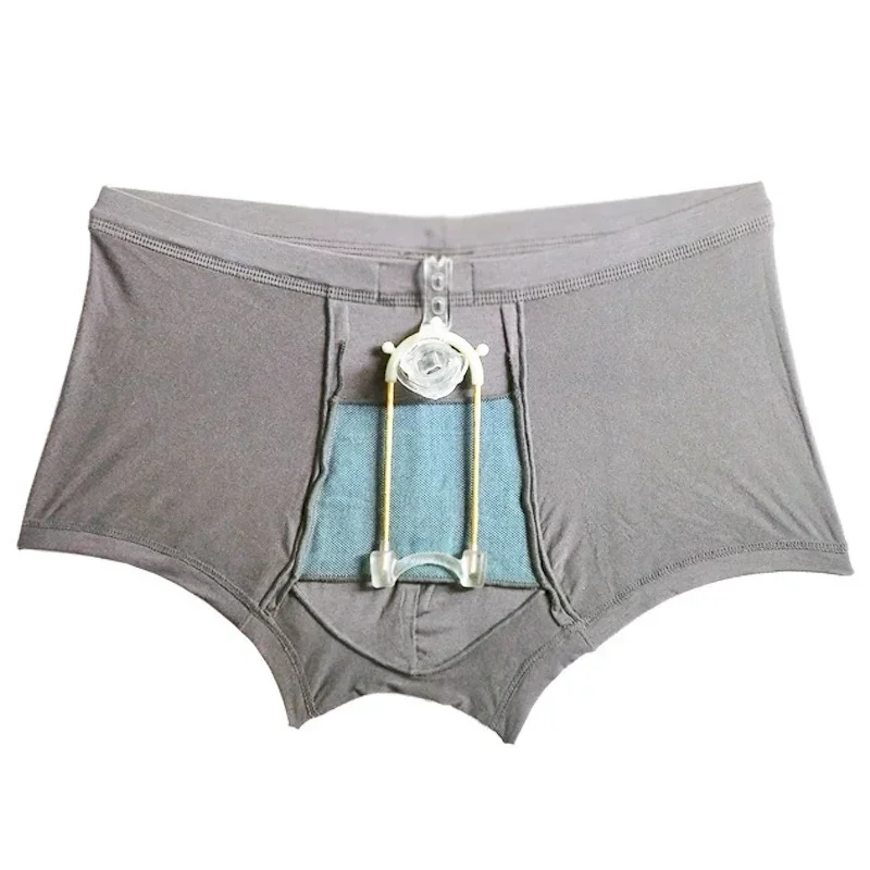 Underpants Men\'s Cotton Fabric Four Flat Corner Autumn/winter Modale Solid Color Sexy Increase New Underwear Men Mens sissy