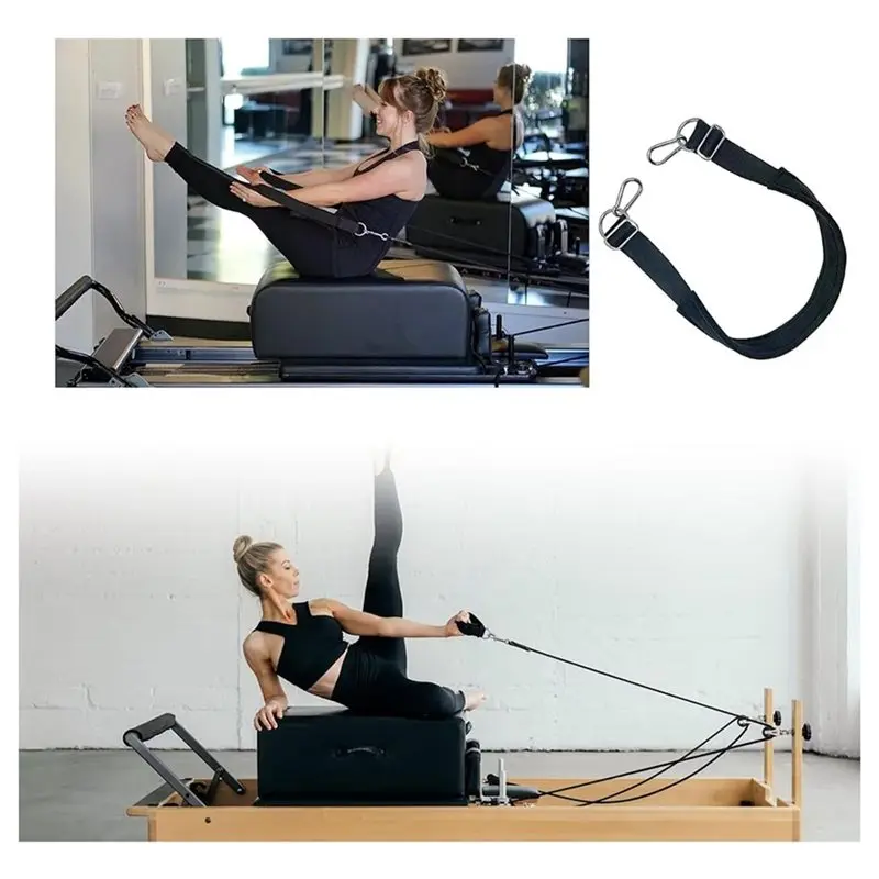 Dropship-Pilates Foot Strap, Padded Leg And Extension Strap , Adjustable Webbing Exercise Straps Pilates Equipment Accessories