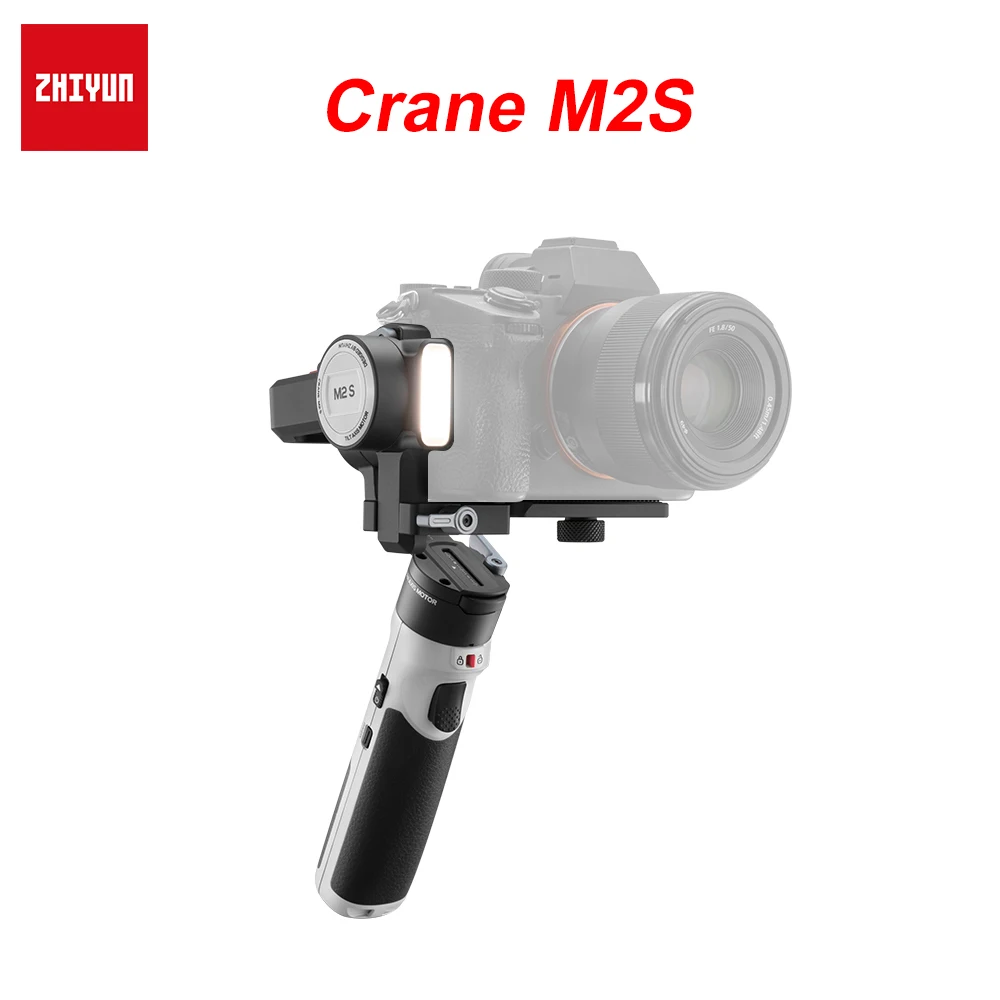 Стабилизатор ZHIYUN Crane M2 S M2S Для беззеркальных камер, Ручной Стабилизатор для Sony, Canon, Nikon, iPhone VS, M3