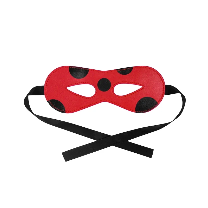 Anime niedlichen Tier Overall Cosplay Kostüm Lady-Bug Mädchen Kinder Halloween Leistung Augen maske Tasche Anzug