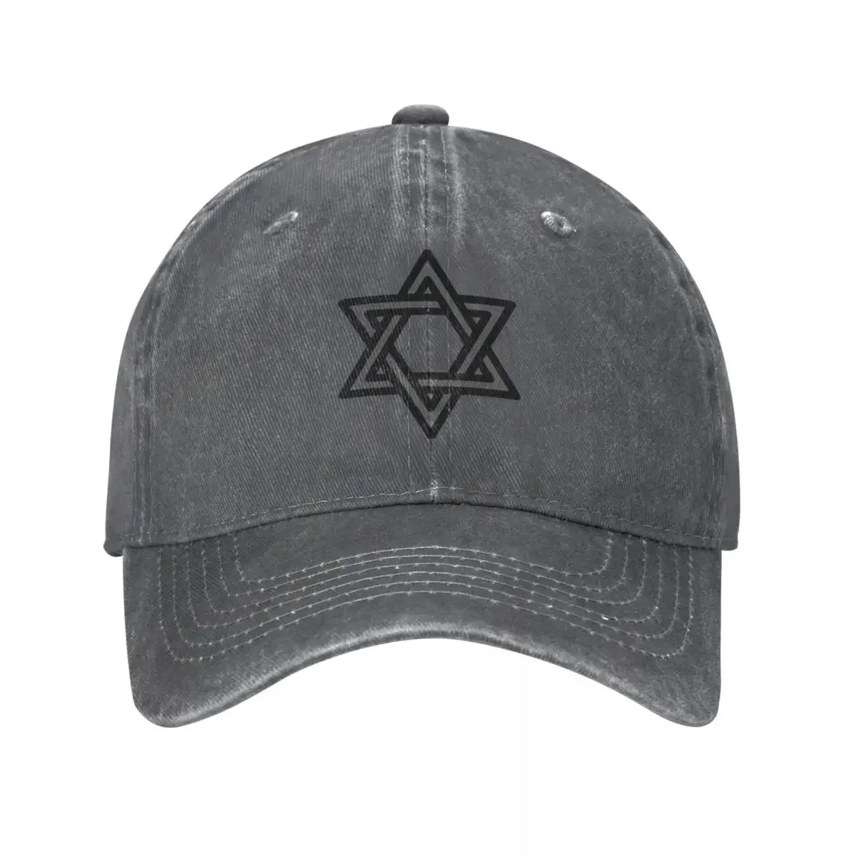 

Spring Summer For Boy Girl Happy Hanukkah Baseball Cap Star of David Vintage Sun Hats Sport Denim Casquette